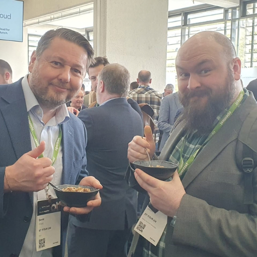 David & Adam at OpenText Summit London